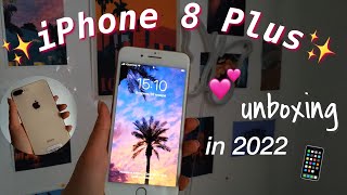 iPhone 8 Plus in 2022 ✨|| Aesthetic Unboxing iPhone || Распаковка Айфон 8 Плюс💕