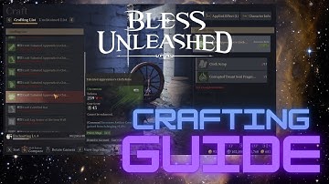 Bless Unleashed (pc) | Crafting guide for beginners | 2021