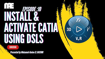 #FormationCATIA | #EP:10 Installing CATIA V5-6R2017 using  DS License Server [2019]