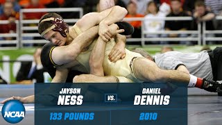 Jayson Ness vs. Daniel Dennis: 2010 NCAA title match at 133 pounds