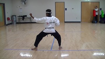 Pyung Ahn Sam Dan (Pyung Ahn Form 3)