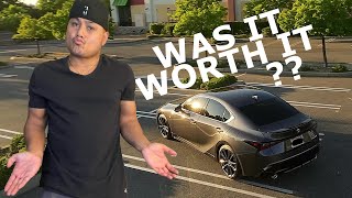 2022 Lexus IS350 1 Year Later. Was It Worth It?
