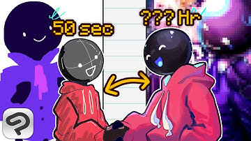 5-min vs. 5-hour Art Challenge