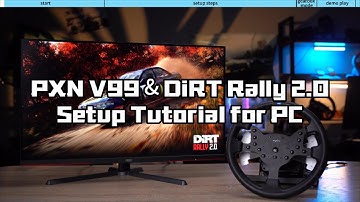 PXN V99 Gaming Steering Wheel & PC Dirt Rally 2 Setup Tutorial. #pxn #tutorial #dirtrally2 #pxnv99