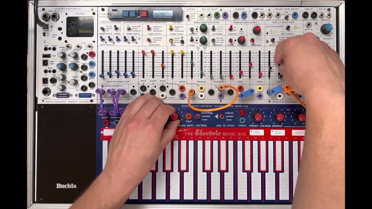 more painting on buchla music easel