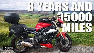 Triumph Street Triple 675 owners review. 8 years of touring on a Street Triple & accessories