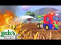 Baby Fire Truck 🦎GECKO&#39;S GARAGE | Super Kids Cartoons &amp; Songs | MOONBUG KIDS - Superheroes