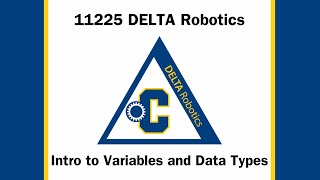 Intro to Variables and Data Types