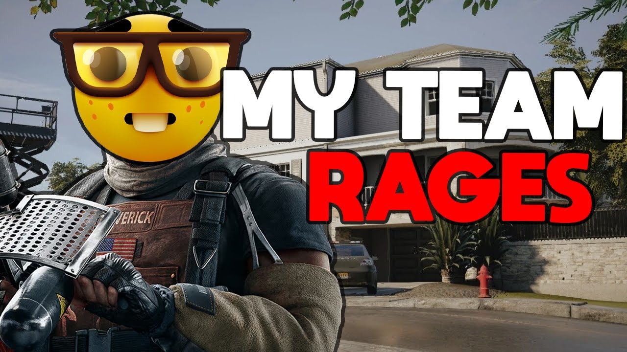 Making My Team RAGE in Siege - YouTube