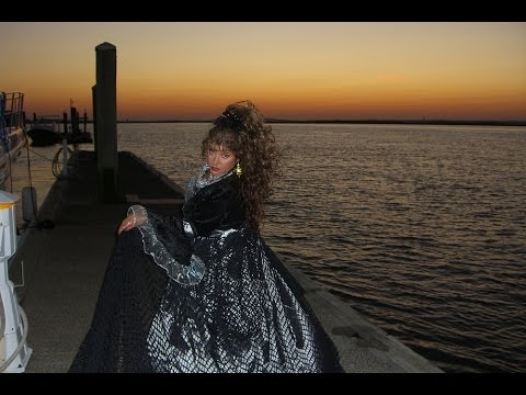 NJ Belly Dancer summer sunset in satin - GameOfThrones dress 1080 HD