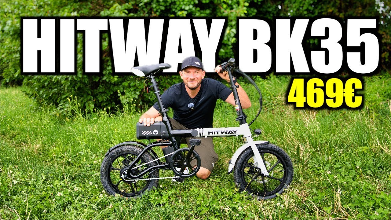 LA Bici Elettrica PIÙ COMPATTA e LEGGERA e ECONOMICA da PORTARE OVUNQUE ! HITWAY BK35