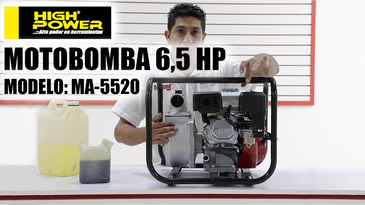 MOTOBOMBA GASOLINA 2.5HP TAKUMA