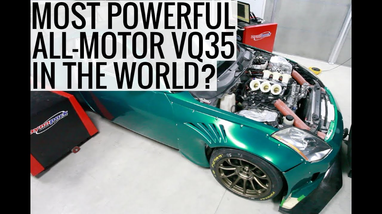 Most Powerful AllMotor VQ35 In The World? OnPoint Dyno 350Z Rips Hard
