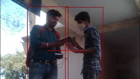 Testing and Working: "Real time Social distancing and face mask detection"