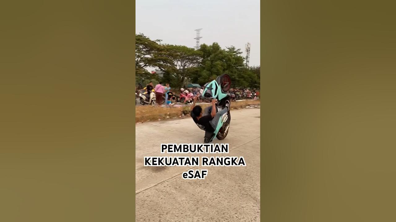 KUAT KOK rangka eSAF #freestyle #wheelie #nino #esaf #honda #vario KUAT KOK rangka eSAF #freestyle #wheelie #nino #esaf #honda #vario