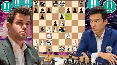 Combine Chess Game : 96 | Magnus Carlsen vs Nodirbek Abdusattorov #chess #chesstournament #chesscom