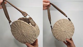 WOW THIS HANDBAG IS AWESOME - How to make a handbag with newspaper - Woman's handbag