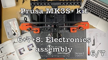 Prusa MKS3+ 6+7+8.  Electronics assembly