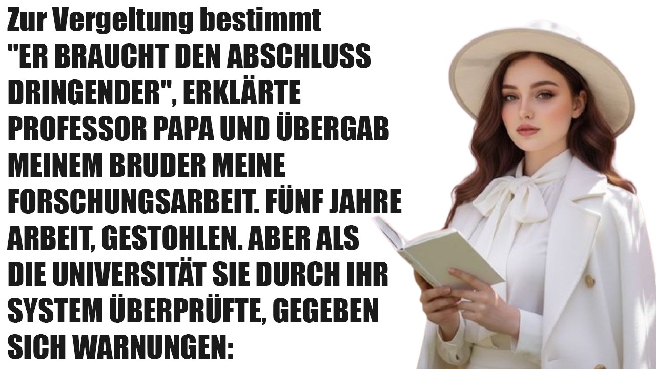 Meine Familie reichte meine Thesis unter dem Namen meines Bruders ein – doch die Software ...