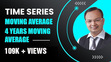 #5 | time series | part-5 | moving average | 4 years moving average |