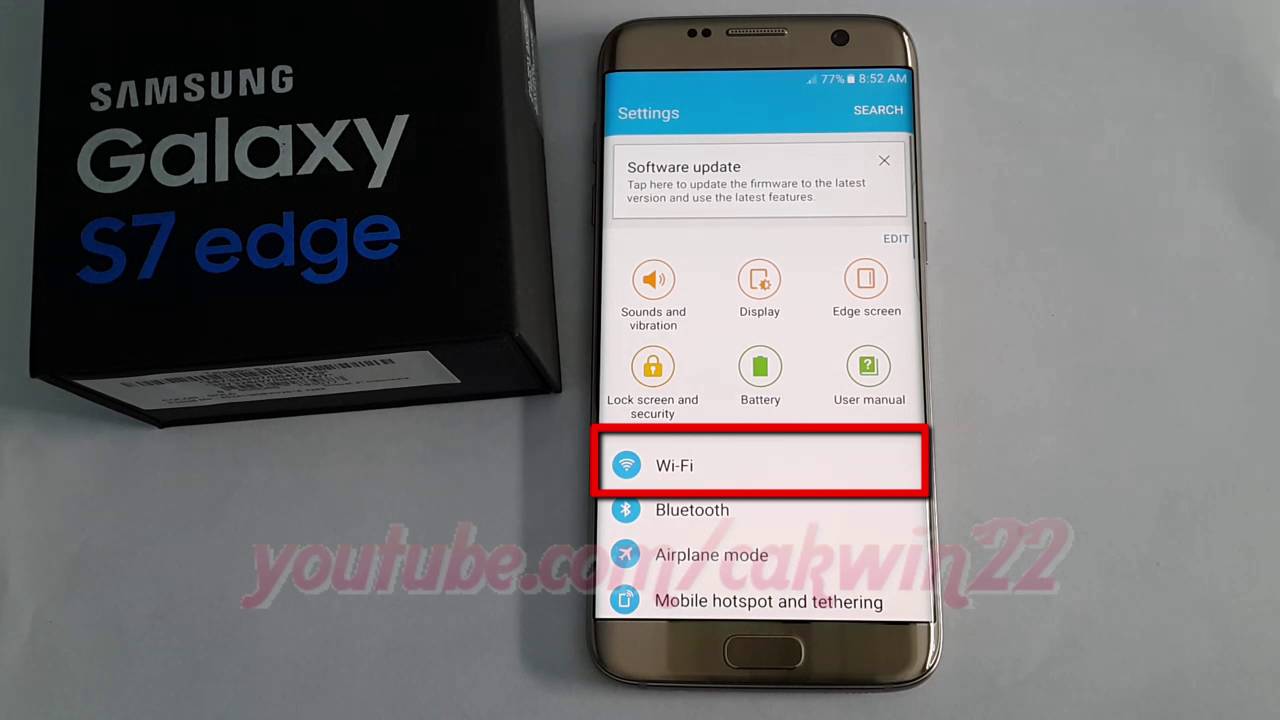 Samsung Galaxy S7 Edge : How To Enable Wifi Direct (Android Marshmallow)