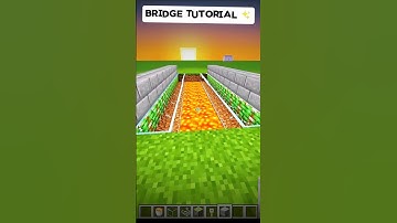 Lava Bridge : Tutorial ✨ #shorts #shortsfeed #trending #youtube #fyp #minecraft #ytshorts