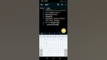 python turtle code |Beautiful design using python pydroid 3 #shorts #youtubeshorts #python #coding