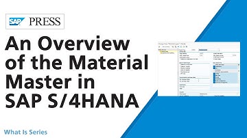 An Overview of the Material Master in SAP S/4HANA