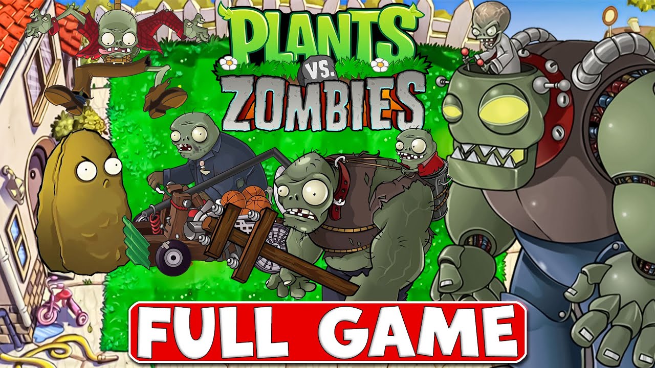 Plants vs Zombies - Full game walkthrough 