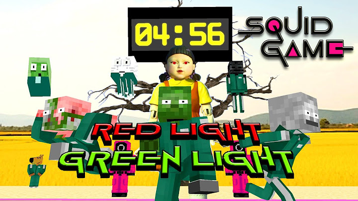 SQUID GAME IN MINECRAFT | RED LIGHT GREEN LIGHT CHALLENGE - Minecraft Animation