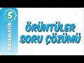 5. Sınıf Matematik | Örüntüler Soru Çözümü