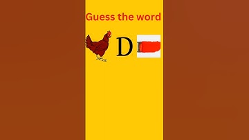 picture puzzle game: guess the word #challenge #game #word #shorts