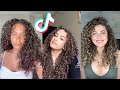 Curly Hair Routine | tiktok compilation ✨