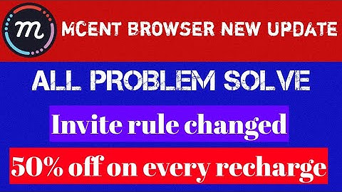 Mcent browser new update all problem solve | Now earn more extra points | 😎