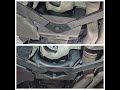 E46 M3 subframe reinforcement project: completed. subframe rocking before (on top) eliminated