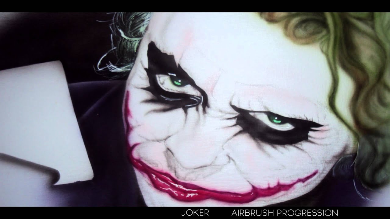 Joker Airbrush Progression YouTube