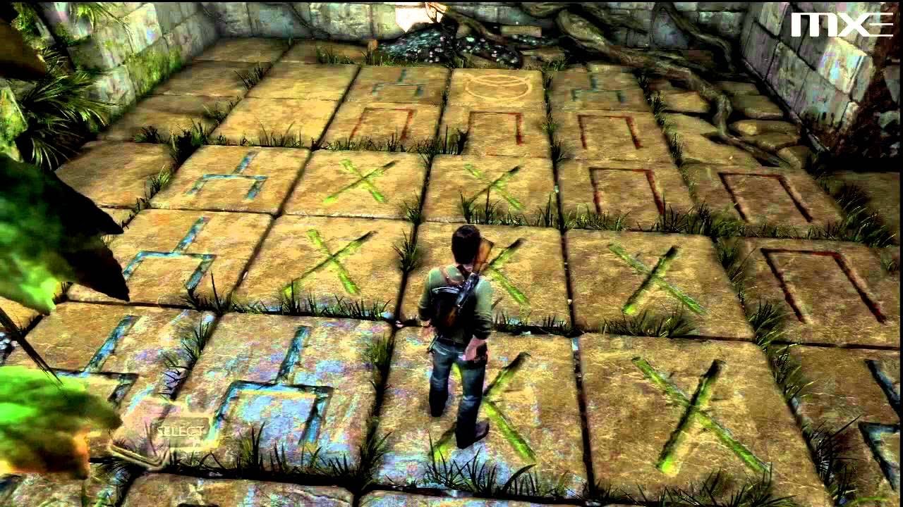 Анчартед 3 головоломка с плитами на полу