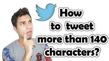 How to tweet more than 140 characters?