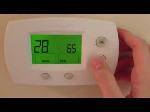 How to Bypass Honeywell Temperature Limiter on FocusPro 5000 and 6000 Thermostat!