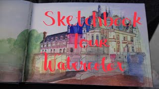 Watercolor Sketchbook Tour - Daniel Smith Watercolors, Winsor and Newton Sketchbook