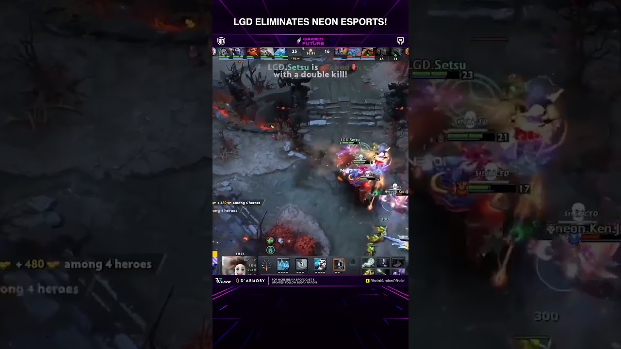 LGD GAMING VS NEON ESPORTS - Game 2 - GOF Quarterfinals