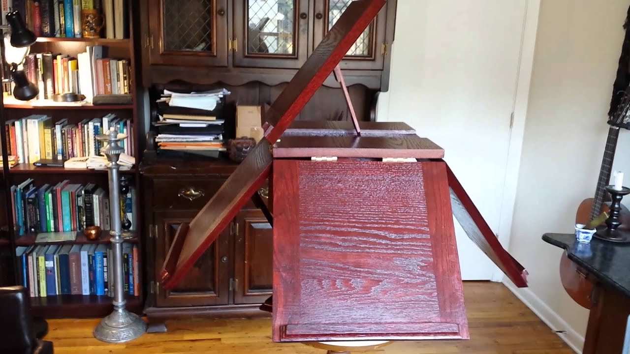 Jeffersonian Revolving Book Stand YouTube