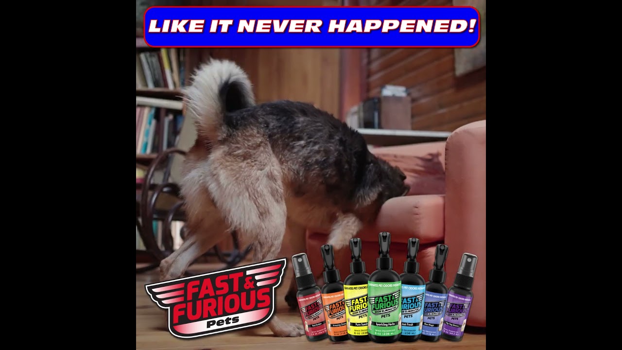 Fast & Furious Pet Odor Eliminator Spray - Like It Never Even Happened