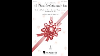 All I Want For Christmas Is You Ssa Choir Arranged By Mac Huff