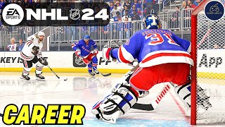 NHL 24 Be a Pro Career Mode Part 31! Blackhawks vs Rangers!