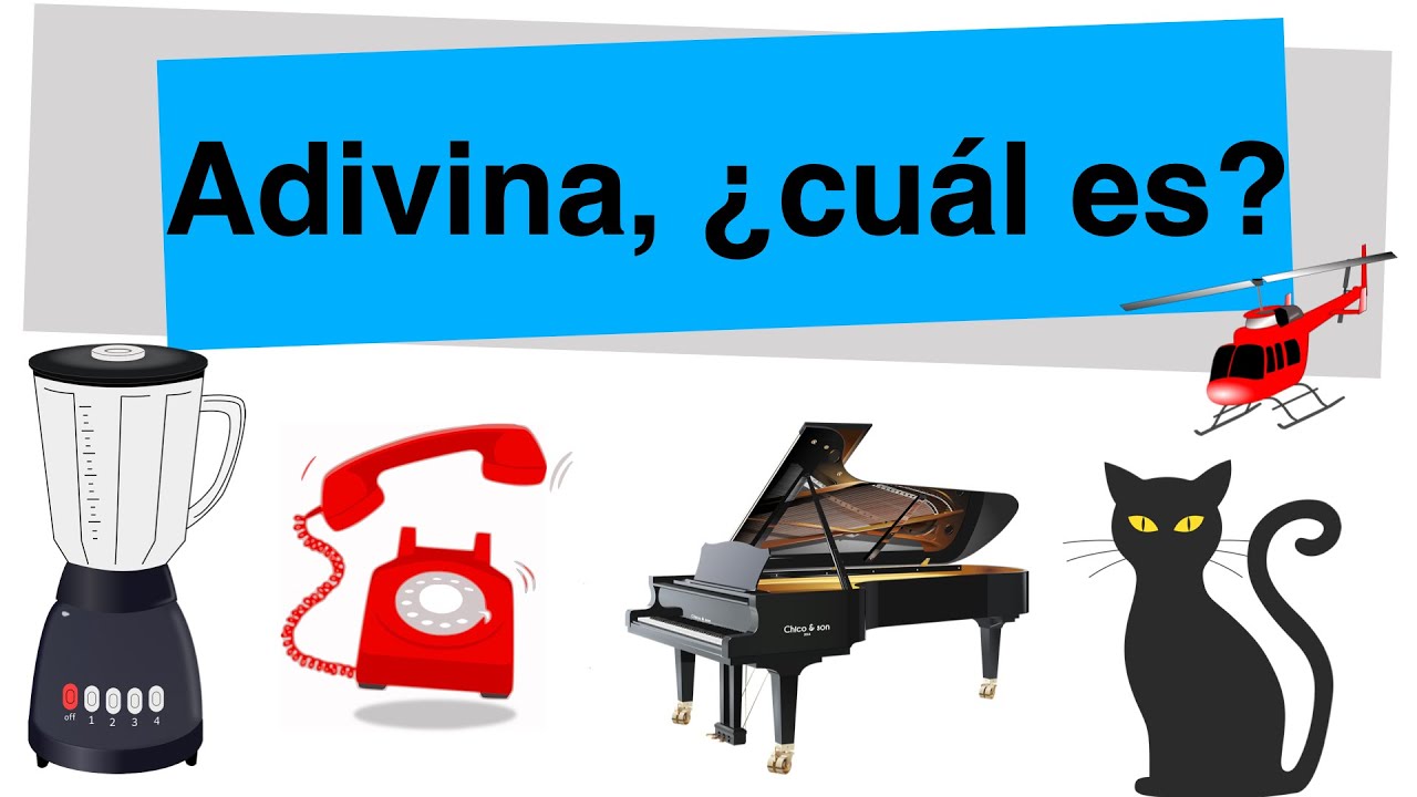 Qué sonido suena❓❓❓.  Discriminación auditiva