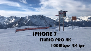 Ski Bruson Valais Switzerland Filmic Pro 4k 100Mbps 24 fps, iPhone 7