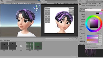 Hair 3D Zepeto Item Modeling Unity Prefab FBX Free Download Link