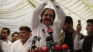 Chief Minister KP Ali Amin Gandapur Aggressive Speech today