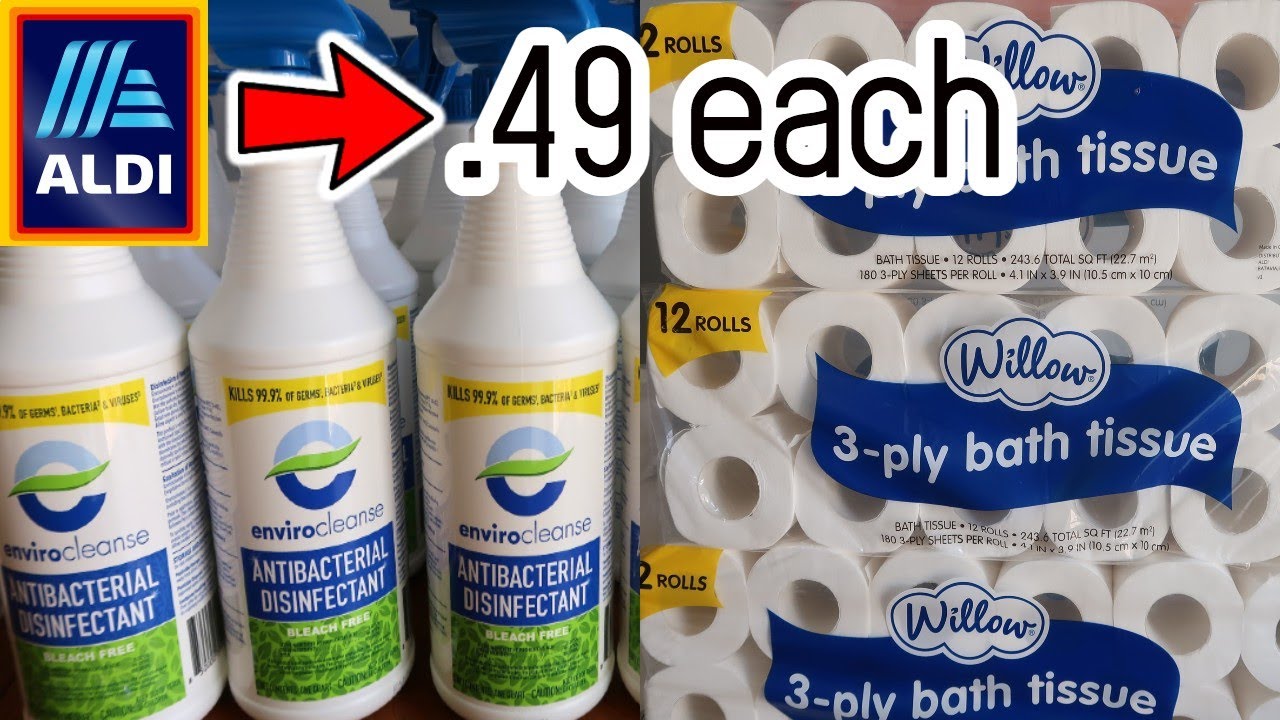 Aldi **RUN** .49 cleaners + TP!! YouTube